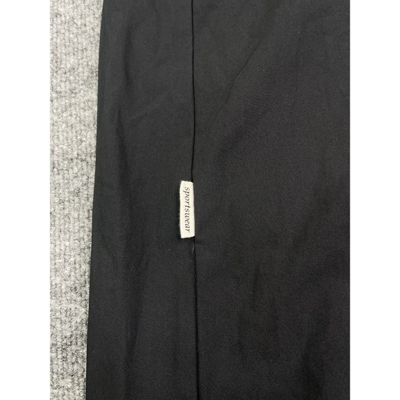 Nike Pants Women's XL Wide Leg Baggy Black‎ Zip Hook & Latch Track Sportswear - Picture 10 of 12